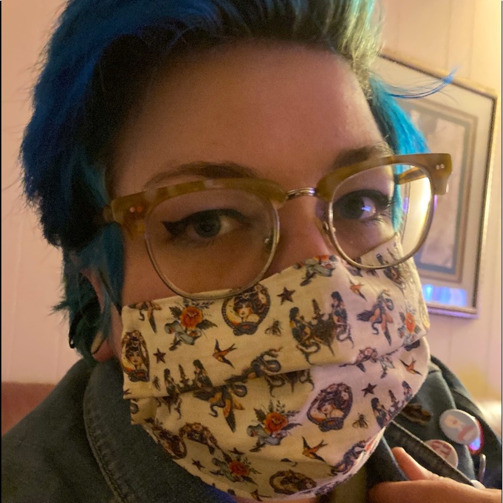 Tattoo Flash face mask 😷